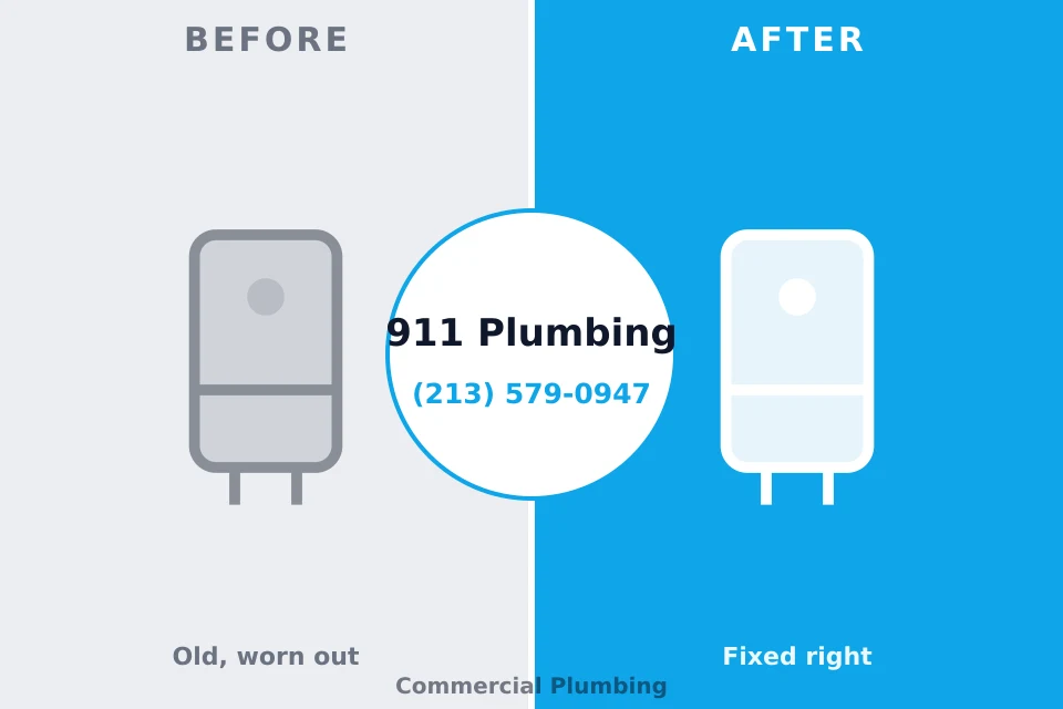 Before and after: plumbing company Steeleville, IL